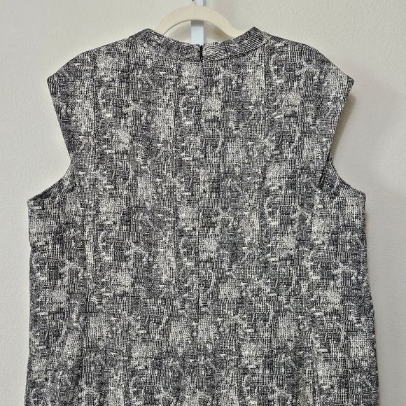 M.M. LAFLEUR NWT Aditi Crackle Sleeveless Black & Cream Dress Sz +3 (US 3X) - Picture 7 of 15